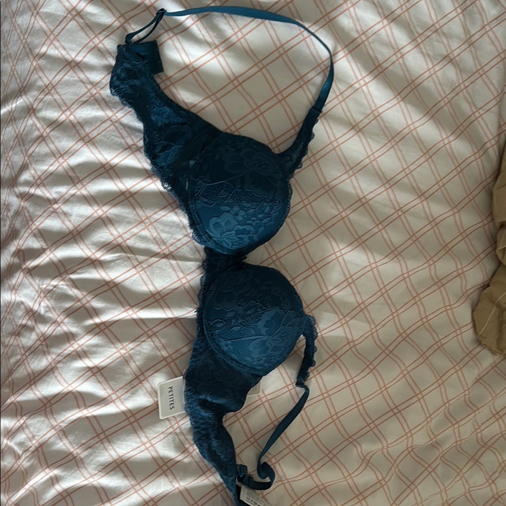 Triumph Teal Lace Underwire Bra